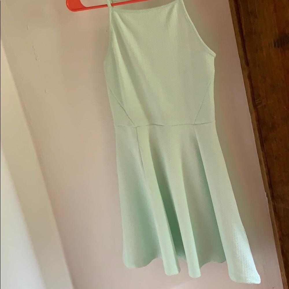 High neck dress